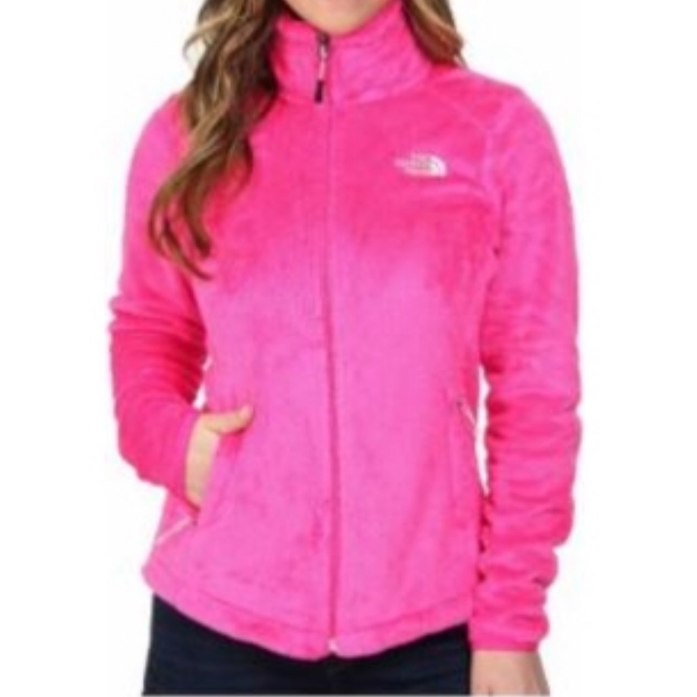 Pink/fuchsia fuzzy north face